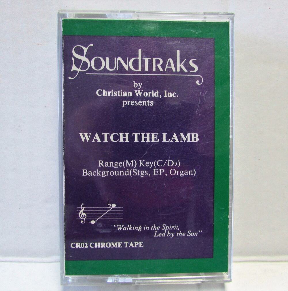 WATCH THE LAMB Soundtraks Christian World Performance Cassette Mid-Range Key D